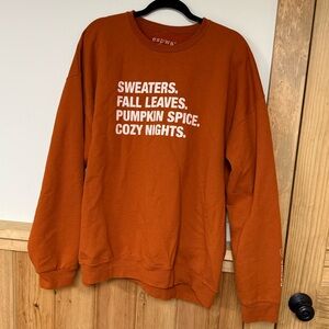 Fall Themed Sweater